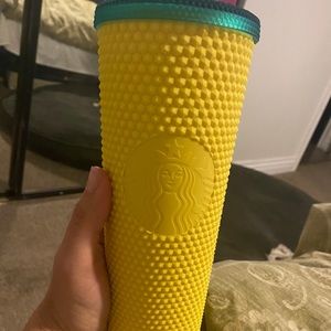 Starbucks studded pineapple tumbler